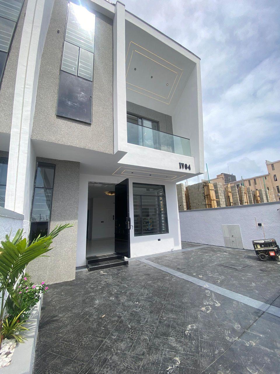 4 BEDROOM SEMI DETACHED DUPLEX WITH A BQ. @IKOTA, LEKKI,LAGOS.