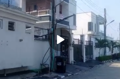 BRAND NEW 4-BEDROOM FULLY DETACHED DUPLEX WITH A ROOM BQ. @Along Chervon Alternative Route, Lekki