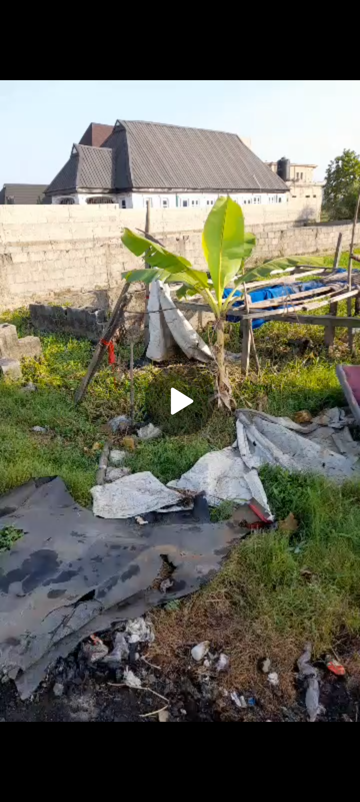 Half plot of land for sale at Agodo Egbe Lagos.