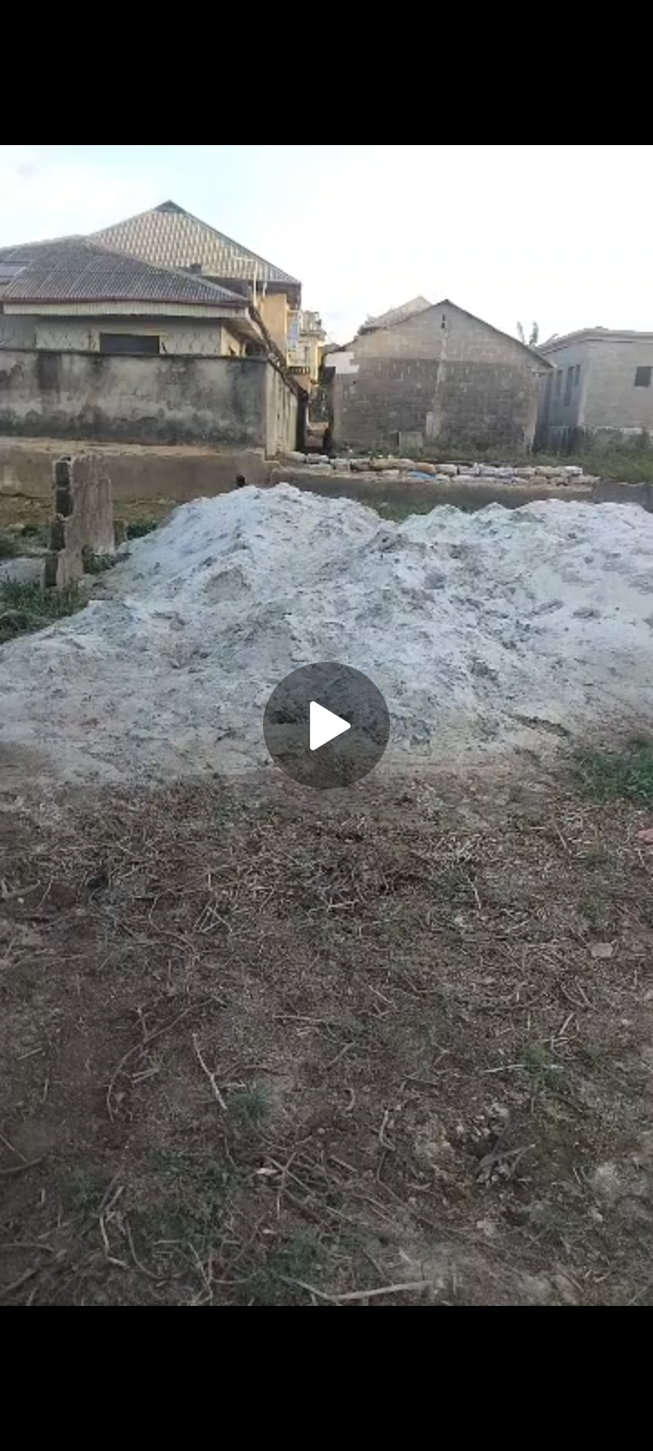 Almost half plot of land @ isuti road Egan Igando