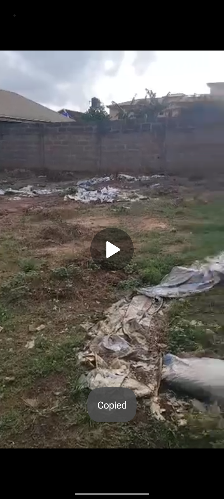 Quarter plot of land @Ige estate