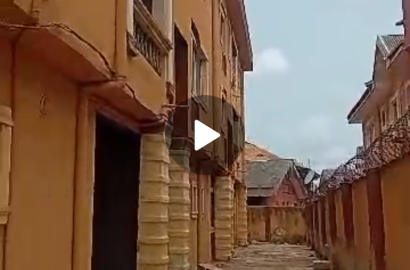 6 Units of 3 Bedroom Flats on a full plot of land @Off Ijegun Rd, Ikotun Lagos.