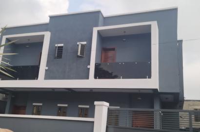 BRAND NEW 4BEDROOM SEMI DETACHED DUPLEX WITH BQ. @RIVER VALLEY ESTATE, OJODU BERGER