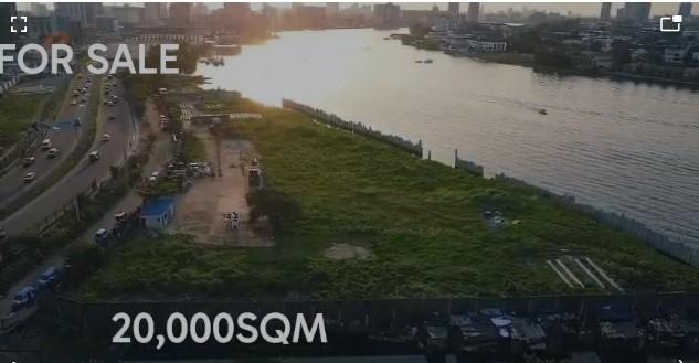 Prime 12,000sqm Waterfront Land for Sale in Maroko, Lekki