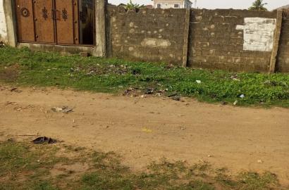 Full Plot of Land with Foundation at Isheri Road