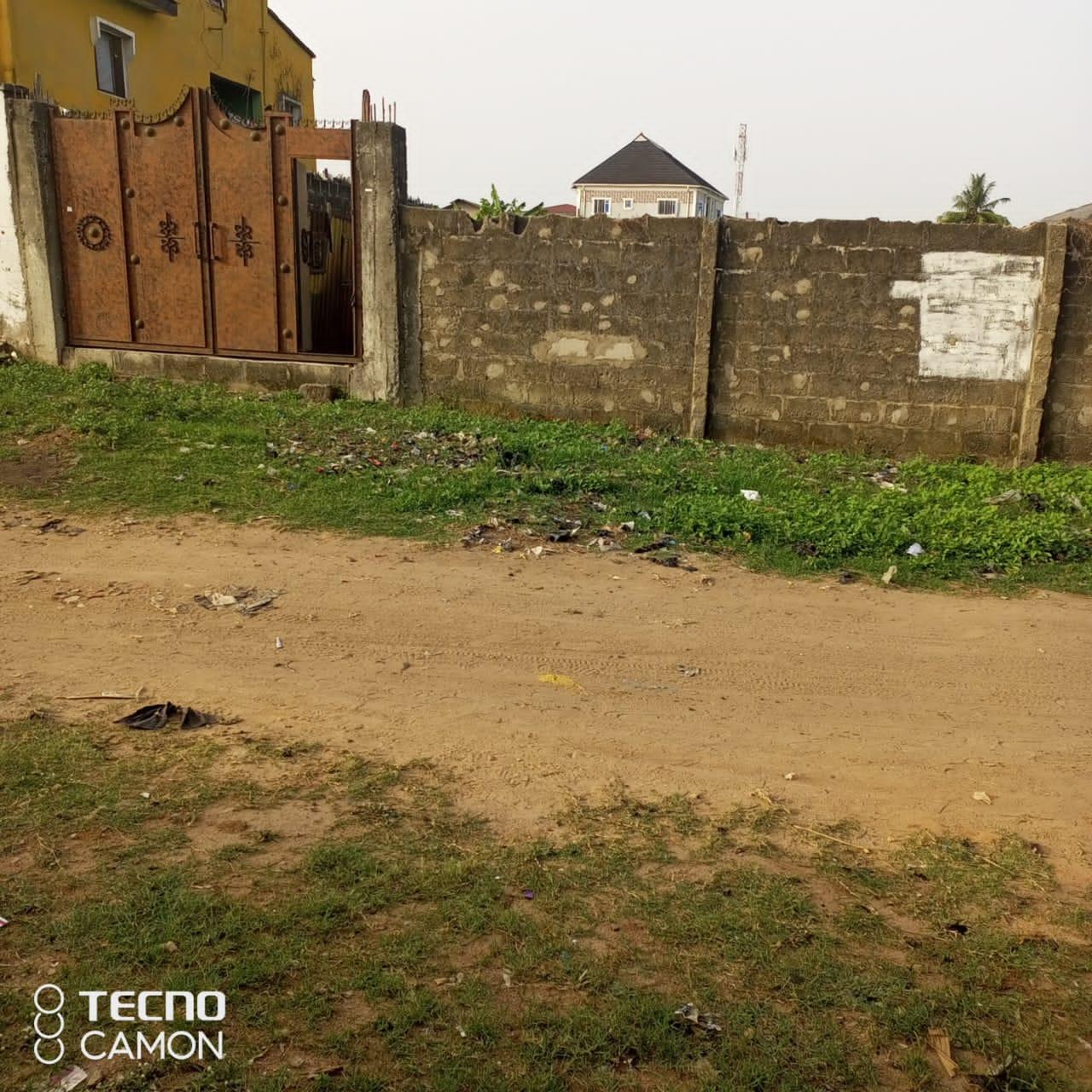 Full Plot of Land with Foundation at Isheri Road