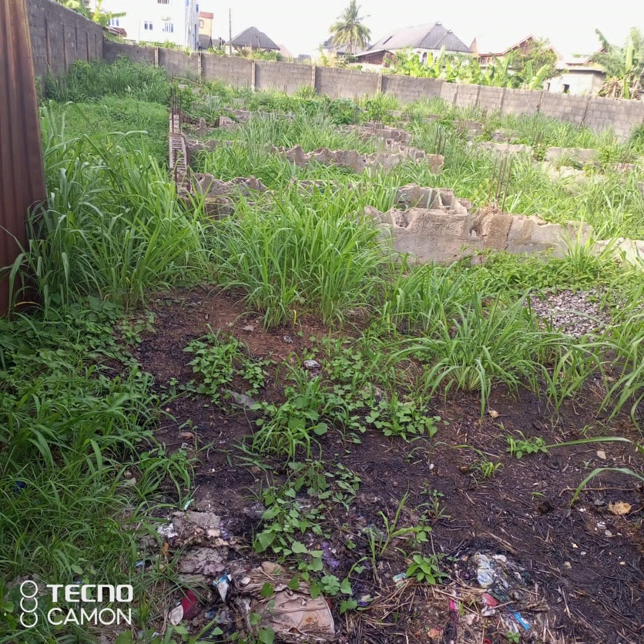 Full Plot of Land with Foundation at Isheri Road