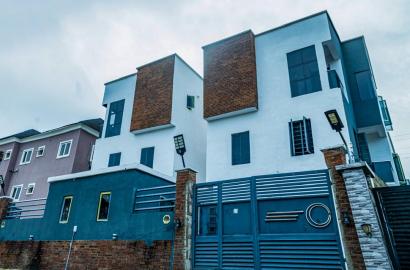 4-Bedroom Detached Townhouse with BQ at Unity Estate, Ajah