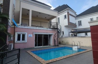 5-Bedroom Terraced Duplex with Swimming Pool at Osapa, Lekki