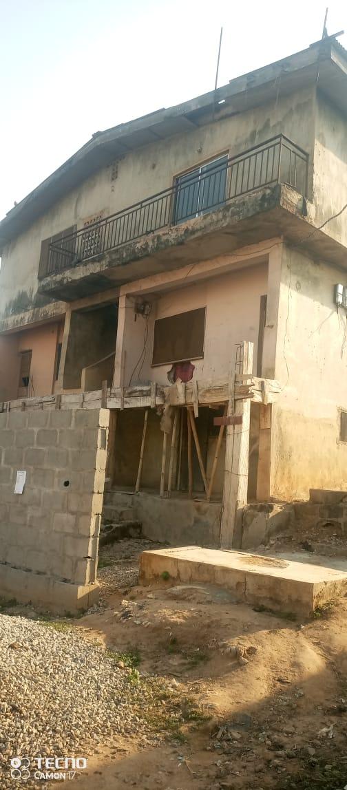 Story Building with 4 Flats on Full Plot at Ori-Oke, Ejigbo