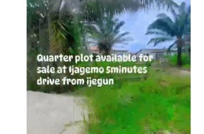 Quarter Plot of Land for Sale at Ijegemo