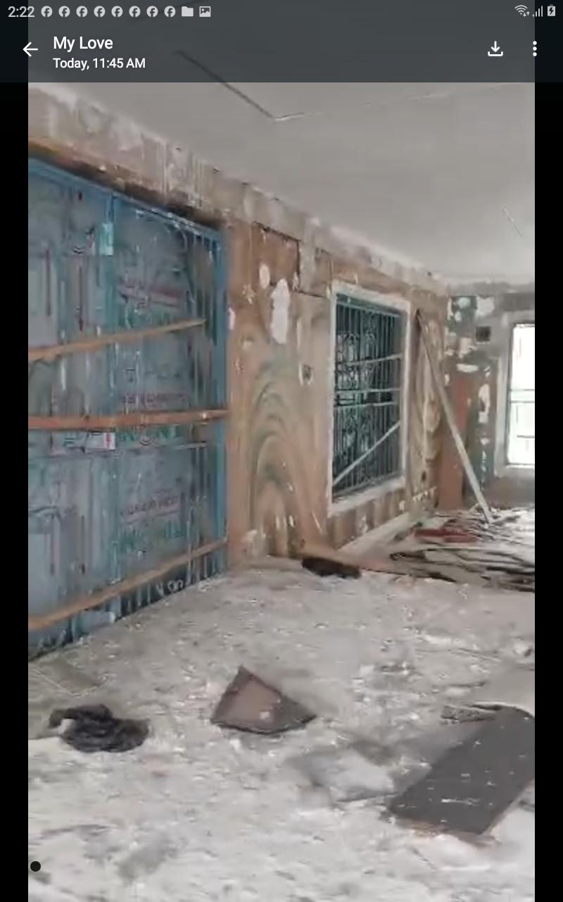 Hall with 2 Toilets on Ado Road, Ajah