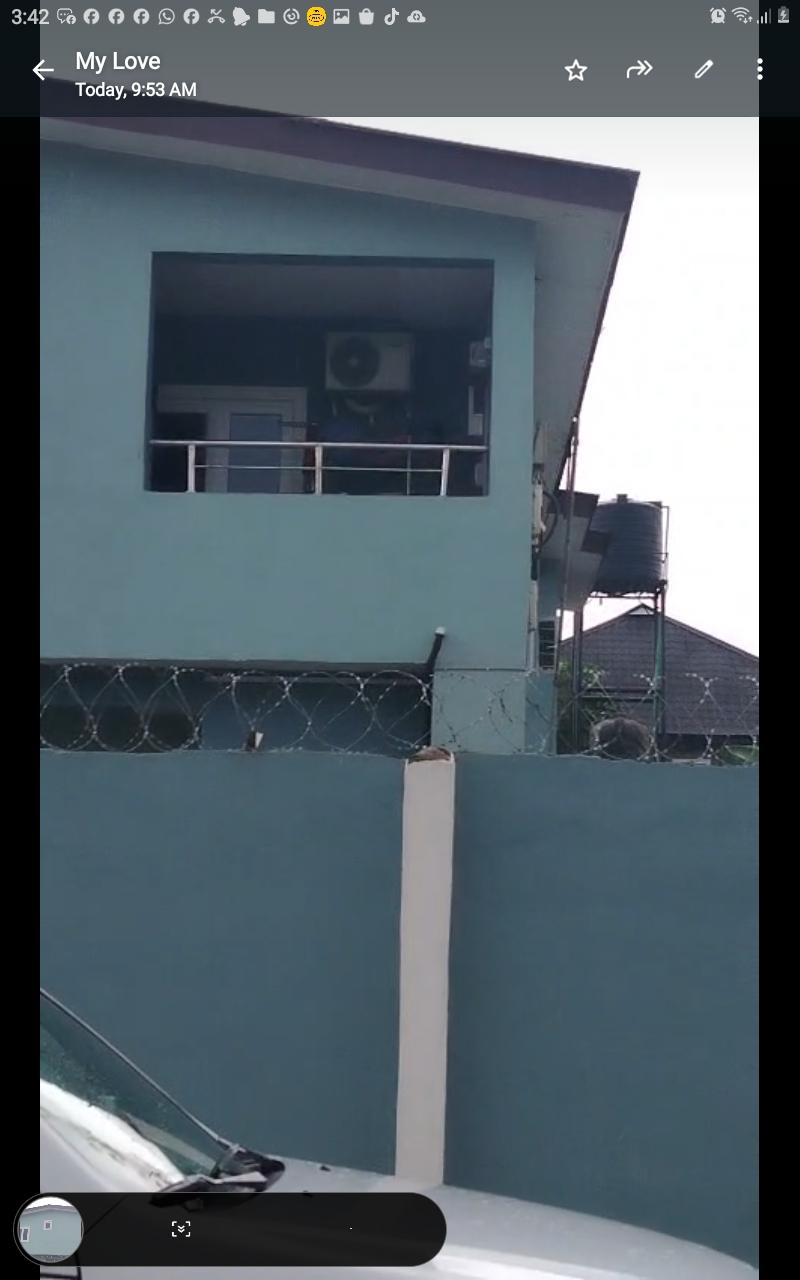Block of 4 Units of 3-Bedroom Flats for Sale at Oke-Afa