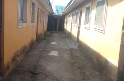 Bungalow with 10 Mini Flats, 10 Shops & 9 Fish Ponds for Sale at Oke Afa