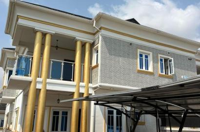 Luxury 4-Bedroom Semi-Detached Duplex with Boys' Quarters 📍 Location: New Road, Behind Mayfair Gardens, Awoyaya, Lagos