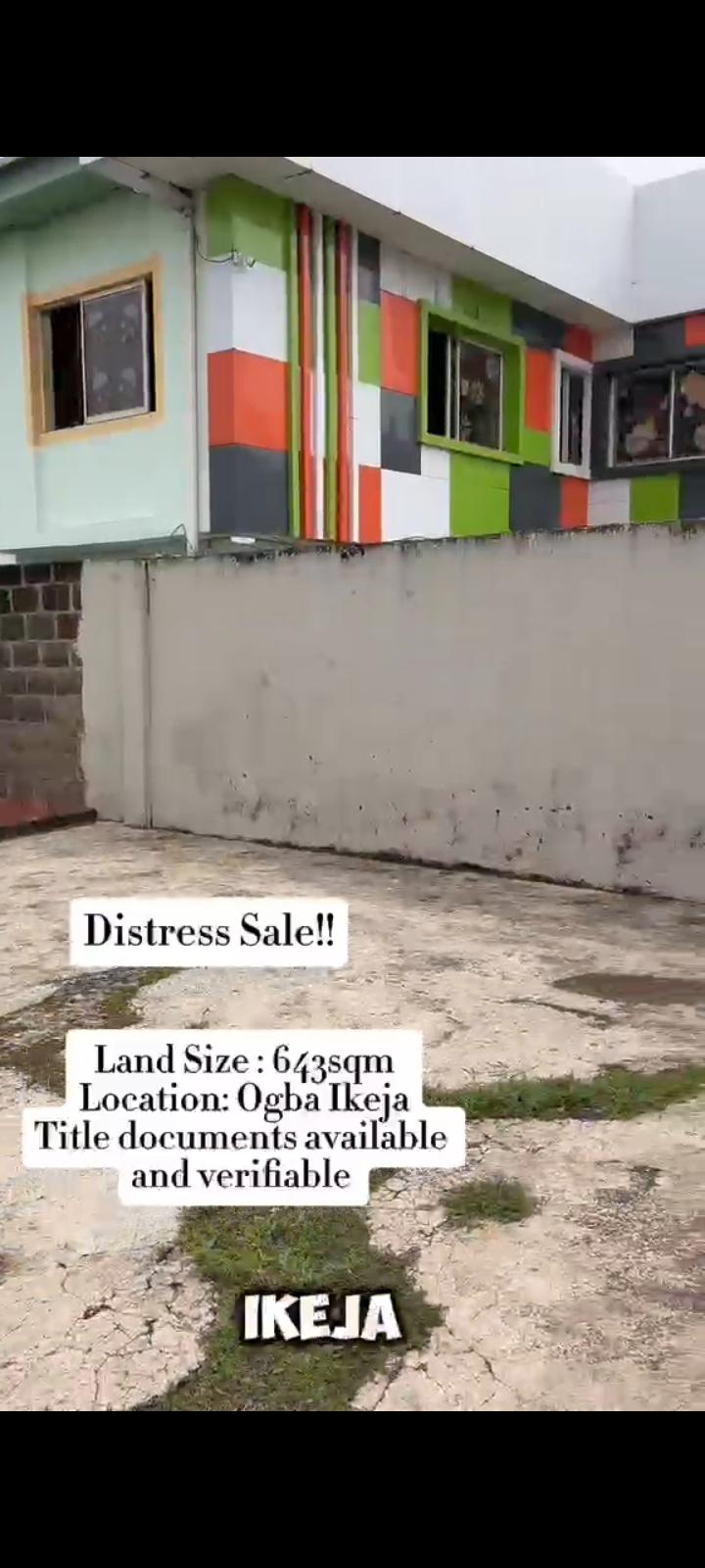 Prime Land for Sale – Ogba, Ikeja, Lagos (Distress Sale)