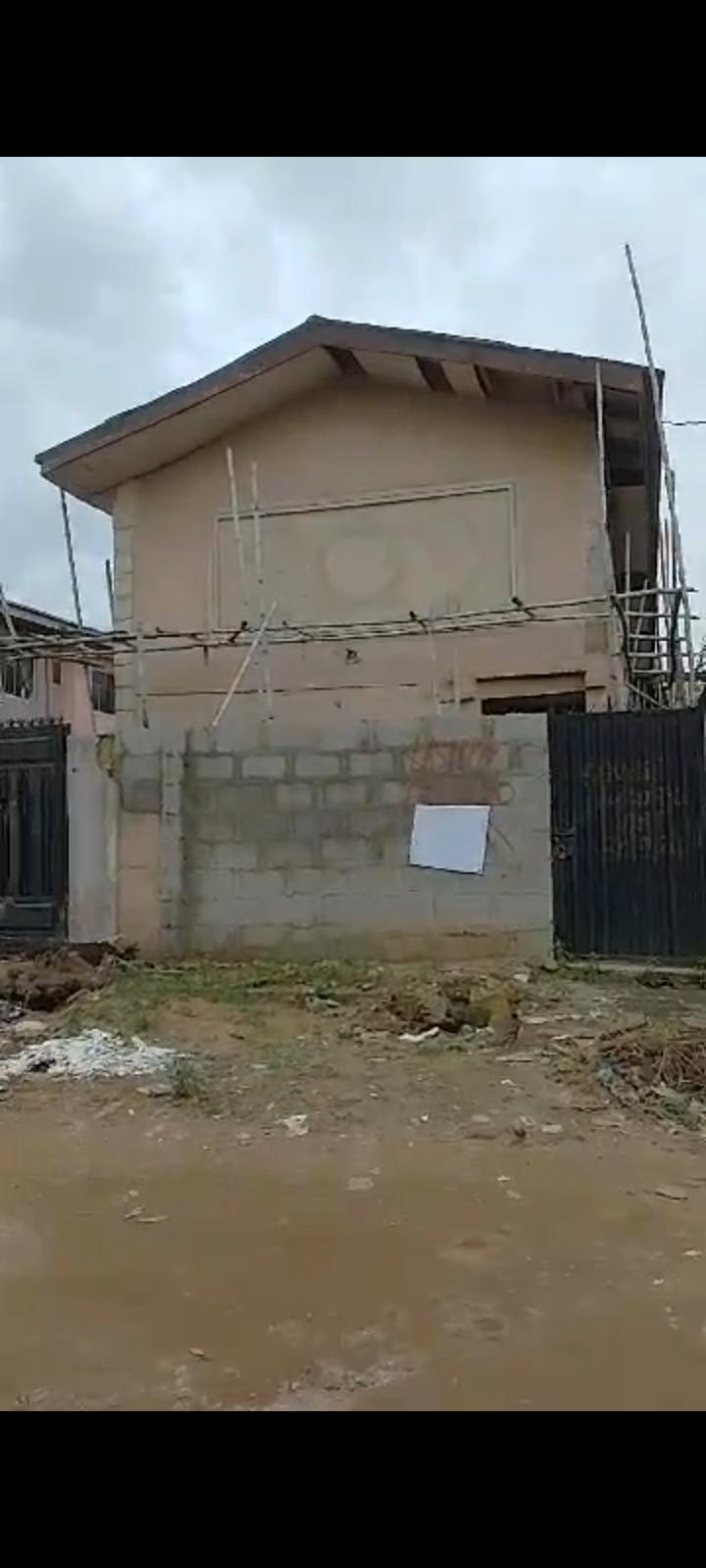 Half Plot of Land with 11 Room Self-Contained Units 📍 Location: Lanre Ayodeji Street, Off Memudu Bada Street, St. Mary Bus Stop, Governor's Road, Ikotun, Lagos