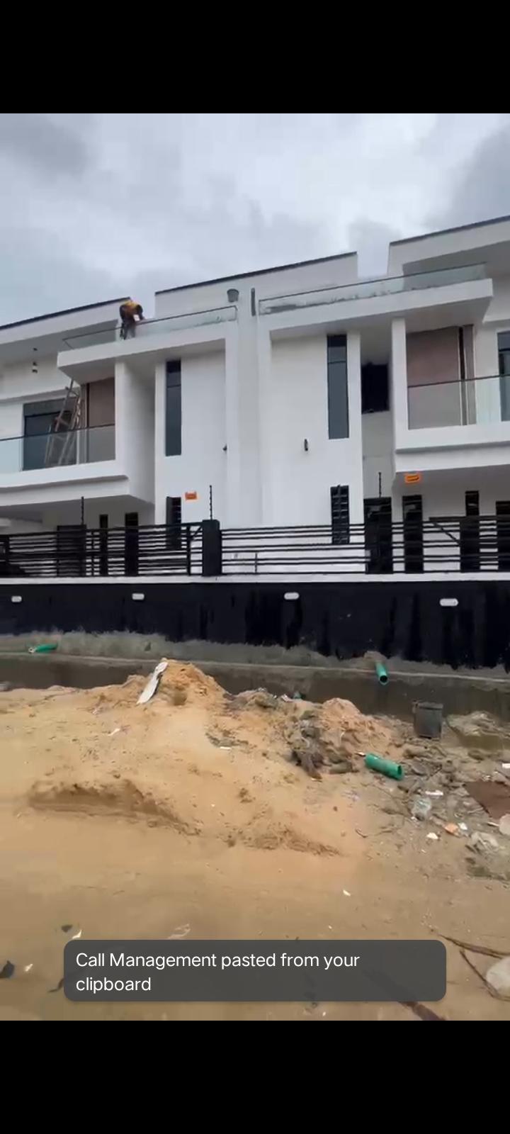 🏡 FOR SALE – DIRECT BRIEF 4-Bedroom Semi-Detached Duplex 📍 Location: Not far from Abraham Adesanya, Lekki, Lagos