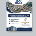 Serious Investors Only! Premium 1645sqm plot at Oke Afa Bus Stop — constant foot traffic, unbeatable access, and massive development potential.