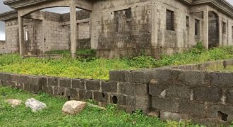 For Sale: An uncompleted 5 Bedroom Bungalow, a 2 bedroom boy’s quarters at Ruga Madaki, Karu, Nasarawa State