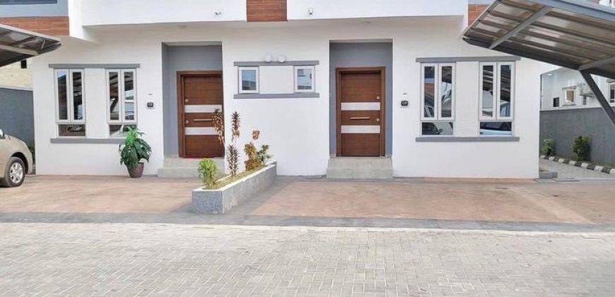 FOR SALE!! 4 Bed semi detached with BQ, fully serviced with 24 hrs power.