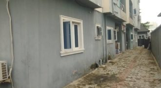 Newly renovated spacious 3 bedroom upstairs in a very secure call to enter estate for rent at Lekki